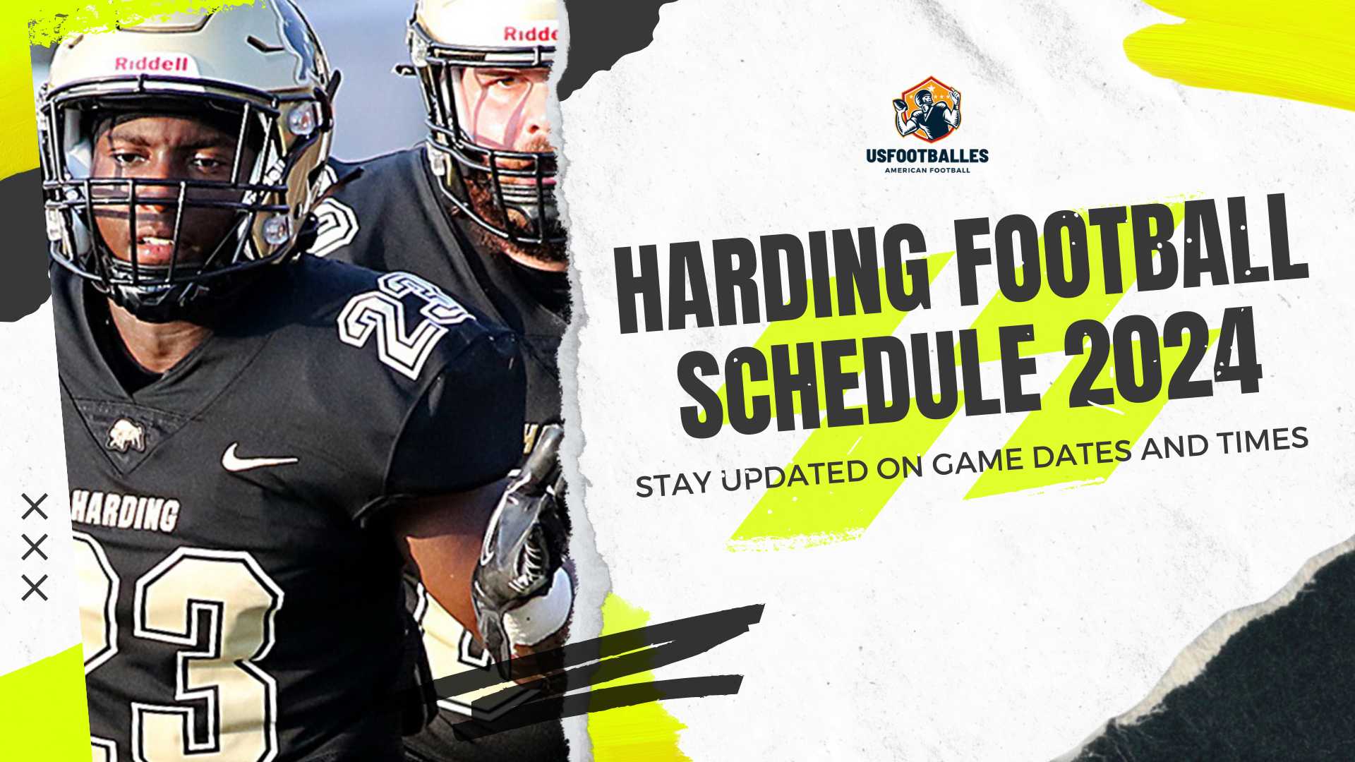 Harding Football Schedule 2024